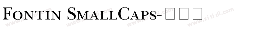 Fontin SmallCaps字体转换 Fontin SmallCaps字体转换